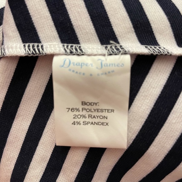 Draper James Stripe A Line Ponte Dress - Picture 6 of 7